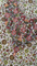 White Floral Fabric with Intricate Multicolor Embroidery